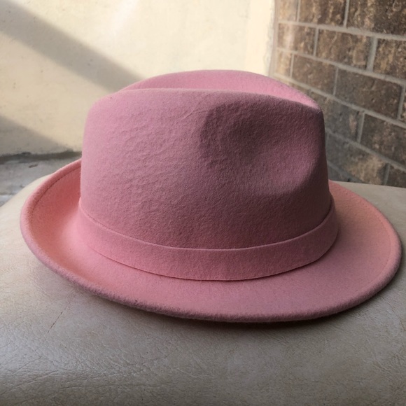 Trilby Wool Pink Hat - Picture 4 of 8